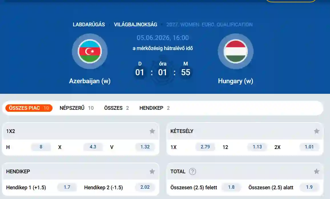 Mostbet élő fogadás odds
